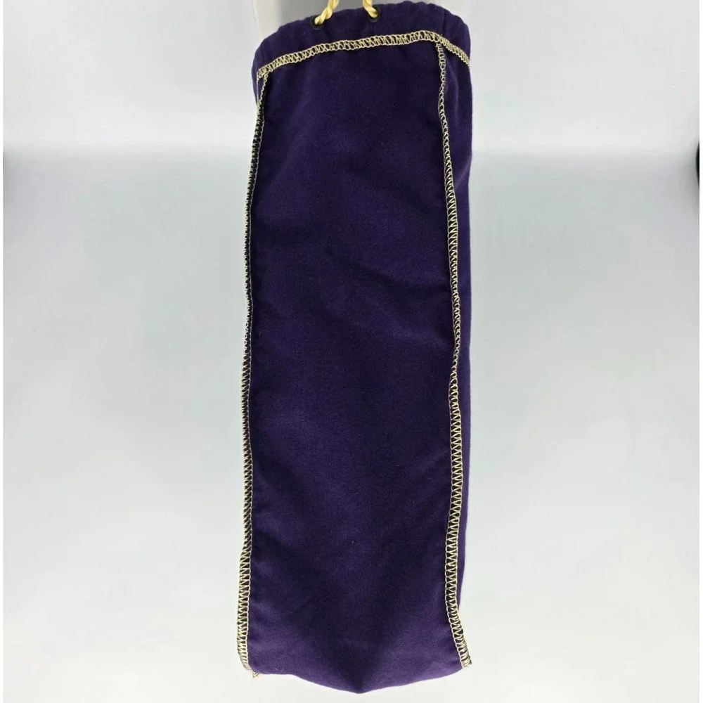 Crown Royale Drawstring Bags Purple Lot of 5 - Party Favor Wedding Bachelor